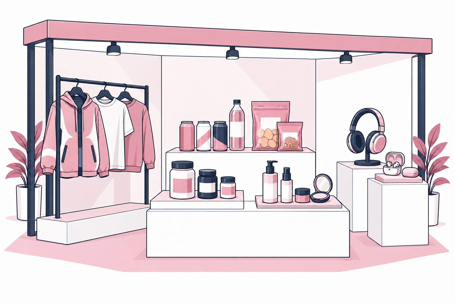 製品の展示・体験